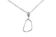 Colgante plata olivina barroca